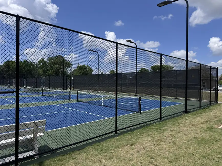 Outdoor pickleball courts